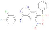 N-(3-Chloro-4-fluorophenyl)-6-nitro-7-(phenylsulfonyl)-4-quinazolinamine