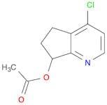 4-Chloro-6,7-dihydro-5H-cyclopenta[b]pyridin-7-yl acetate
