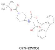 2-[1-[(tert-Butoxy)carbonyl]-4-([[(9H-fluoren-9-yl)methoxy]carbonyl]amino)piperidin-4-yl]acetic ac…