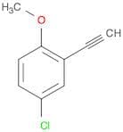 Benzene, 4-chloro-2-ethynyl-1-methoxy-