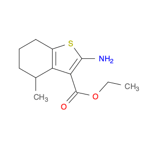 Benzo[b]thiophene-3-carboxylic acid,2-amino-4,5,6,7-tetrahydro-4-methyl-, ethyl ester