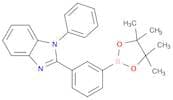 2-(3-(4,4,5,5-Tetramethyl-1,3,2-dioxaborolan-2-yl)phenyl)-1-phenyl-1h-benzo[d]imidazole