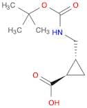 (1R,2R)-2-[(tert-Butoxycarbonylamino)methyl]cyclopropanecarboxylic acid