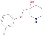 3-((3-Fluorophenoxy)methyl)piperidin-3-ol