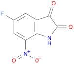 5-fluoro-7-nitro-2,3-dihydro-1H-indole-2,3-dione