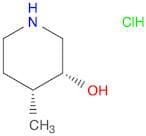 cis-3-hydroxy-4-methylpiperidine hydrochloride
