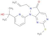 2-Allyl-1-(6-(2-hydroxypropan-2-yl)pyridin-2-yl)-6-(methylthio)-1H-pyrazolo[3,4-d]pyrimidin-3(2H)-…