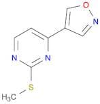4-(2-(Methylthio)pyrimidin-4-yl)isoxazole