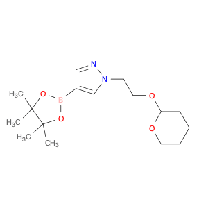 1-[2-(oxan-2-yloxy)ethyl]-4-(tetramethyl-1,3,2-dioxaborolan-2-yl)-1H-pyrazole