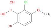 6-Bromo-2-chloro-3-methoxyphenylboronic acid