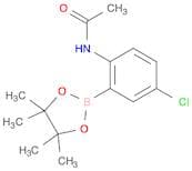 2-Acetamido-5-chlorophenylboronic acid, pinacol ester