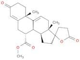 Pregna-4,9(11)-diene-7,21-dicarboxylic acid, 17-hydroxy-3-oxo-,g-lactone, methyl ester, (7a,17a)-