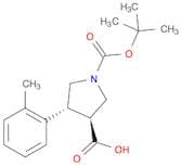 rac-(3R,4S)-1-[(tert-butoxy)carbonyl]-4-(2-methylphenyl)pyrrolidine-3-carboxylic acid