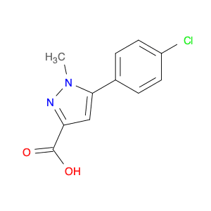 5-(4-chlorophenyl)-1-methylpyrazole-3-carboxylic acid
