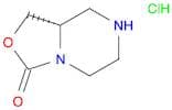 (S)-HEXAHYDRO-OXAZOLO[3,4-A]PYRAZIN-3-ONE HCL