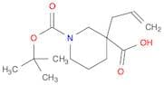 1-[(2-methylpropan-2-yl)oxycarbonyl]-3-prop-2-enylpiperidine-3-carboxylic acid