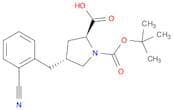 (2S,4R)-1-(tert-Butoxycarbonyl)-4-(2-cyanobenzyl)pyrrolidine-2-carboxylic acid