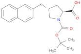 (2S,4R)-1-(tert-Butoxycarbonyl)-4-(naphthalen-2-ylmethyl)pyrrolidine-2-carboxylic acid