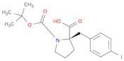 (R)-1-(tert-Butoxycarbonyl)-2-(4-iodobenzyl)pyrrolidine-2-carboxylic acid