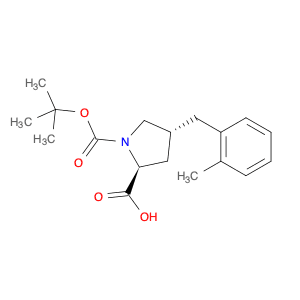 (2S,4R)-1-(tert-Butoxycarbonyl)-4-(2-methylbenzyl)pyrrolidine-2-carboxylic acid
