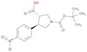 Boc-(+/-)-trans-4-(4-nitro-phenyl)-pyrrolidine-3-carboxylic acid