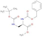 D-Alanine, 3-[[(1,1-dimethylethoxy)carbonyl]amino]-n-[(phenylmethoxy)carbonyl]-, methyl ester