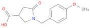 3-Pyrrolidinecarboxylic acid, 1-[(4-methoxyphenyl)methyl]-5-oxo-