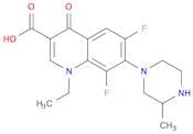 1-ETHYL-6-FLUORANYL-8-FLUORO-7-(3-METHYLPIPERAZIN-1-YL)-4-OXOQUINOLINE-3-CARBOXYLIC ACID