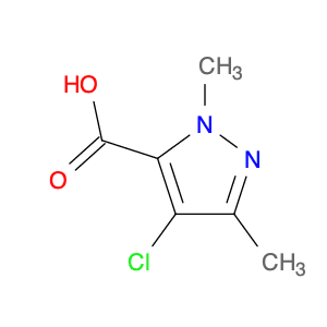1H-​Pyrazole-​5-​carboxylic acid, 4-​chloro-​1,​3-​dimethyl-