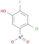 Phenol, 4-chloro-2-fluoro-5-nitro-