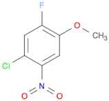 Benzene, 1-​chloro-​5-​fluoro-​4-​methoxy-​2-​nitro-