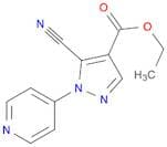 Ethyl 5-cyano-1-(pyridin-4-yl)-1H-pyrazole-4-carboxylate
