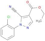 Ethyl 1-(2-chlorophenyl)-5-cyano-1H-pyrazole-4-carboxylate