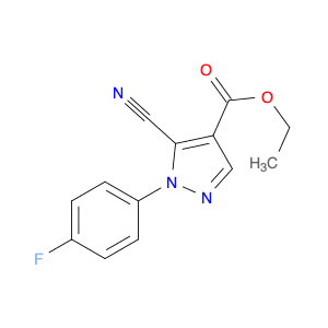 Ethyl 5-cyano-1-(4-fluorophenyl)-1H-pyrazole-4-carboxylate