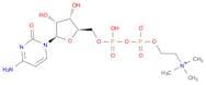 Cytidine 5'-(trihydrogen diphosphate), P'-[2-(trimethylammonio)ethyl]ester, inner salt