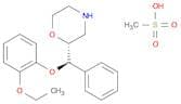 Morpholine, 2-[(R)-(2-ethoxyphenoxy)phenylmethyl]-, (2R)-rel-,methanesulfonate