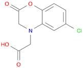 (6-Chloro-2-oxo-2,3-dihydro-4h-1,4-benzoxazin-4-yl)acetic acid