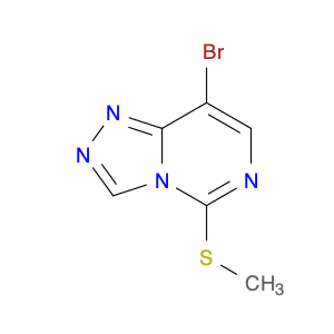 1,2,4-Triazolo[4,3-c]pyrimidine, 8-bromo-5-(methylthio)-