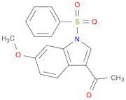 1-(6-Methoxy-1-(phenylsulfonyl)-1H-indol-3-yl)ethanone
