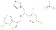 1-{2-[(7-chloro-1-benzothiophen-3-yl)methoxy]-2-(2,4-dichlorophenyl)ethyl}-1H-imidazole; nitric ac…
