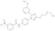 N-{4-[3-(2-ethoxyethoxy)-5-(3-methoxyphenyl)-1H-1,2,4-triazol-1-yl]phenyl}-3-nitrobenzamide