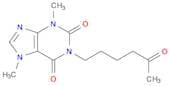 1H-Purine-2,6-dione, 3,7-dihydro-3,7-dimethyl-1-(5-oxohexyl)-