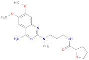 N-{3-[(4-amino-6,7-dimethoxyquinazolin-2-yl)(methyl)amino]propyl}oxolane-2-carboxamide