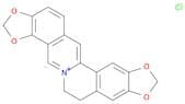 Bis[1,3]benzodioxolo[5,6-a:4',5'-g]quinolizinium, 6,7-dihydro-, chloride