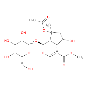 Cyclopenta[c]pyran-4-carboxylic acid,7-(acetyloxy)-1-(b-D-glucopyranosyloxy)-1,4a,5,6,7,7a-hexahyd…