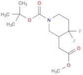 tert-butyl 4,4-difluoro-3-(2-methoxy-2-oxoethyl)piperidine-1-carboxylate