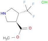methyl trans-4-(trifluoromethyl)pyrrolidine-3-carboxylate hydrochloride