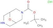 9-Oxa-3,7-diazabicyclo[3.3.1]nonane-3-carboxylic acid,1,1-dimethylethyl ester, hydrochloride (1:1)…