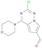 2-chloro-4-(morpholin-4-yl)pyrrolo[2,1-f][1,2,4]triazine-6-carbaldehyde