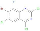 7-Bromo-2,4,6-trichloro-8-fluoroquinazoline